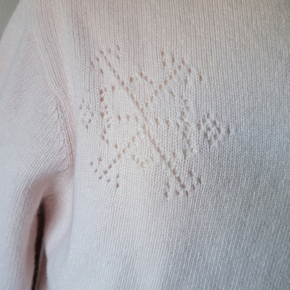 Jillian Jones, Elegant Pink Women's Sweater 70% Wool, 20% Angora, Size M - Picture 2 of 7